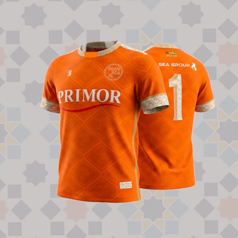 CAMISETA PORTERO C.P. GRANADA 74 NARANJA